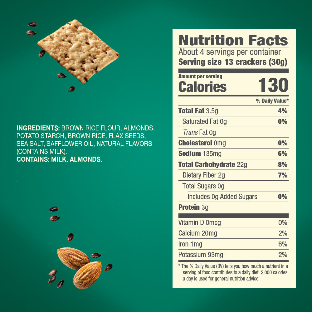 Blue Diamond Flaxseed Nut Thin (12x4.25OZ )-5