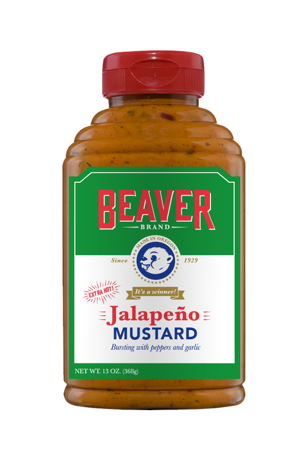 Beaver Jalapeno Mustard (6x13Oz)-0