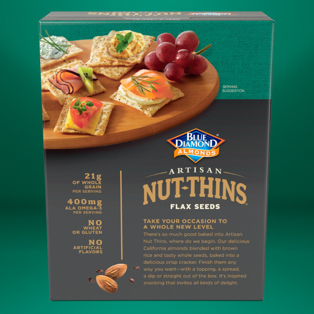 Blue Diamond Flaxseed Nut Thin (12x4.25OZ )-1