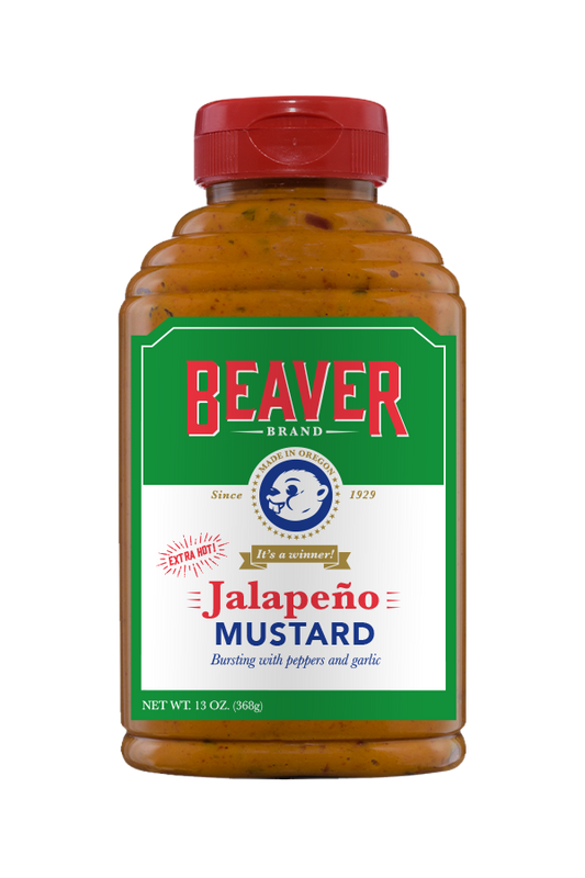 Beaver Jalapeno Mustard (6x13Oz)-0